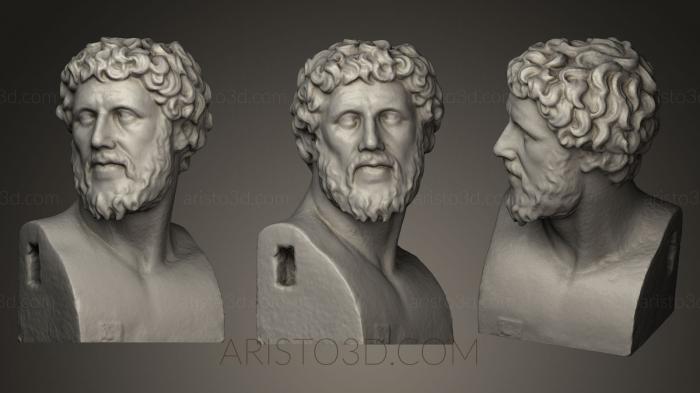 Busts and heads antique and historical (BUSTA_0048) 3D model for CNC machine